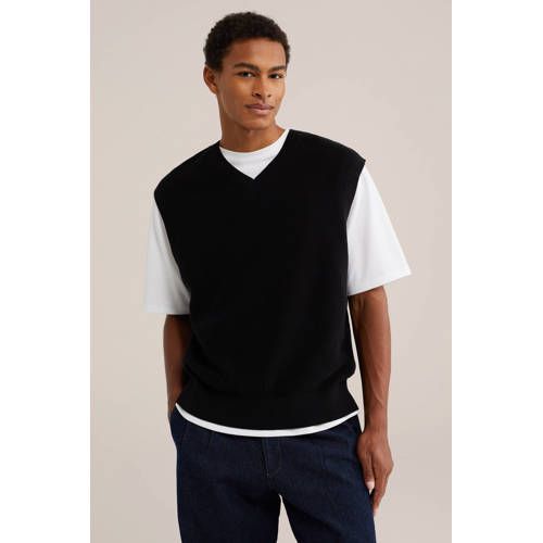 WE Fashion regular fit spencer - zwart