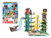 Dickie Toys - Pirates of the Sea Playset – parkeergarage met 5 niveaus voor kinderen vanaf 3 jaar, met licht en geluid, schietfunctie, dubbele race, haai, springhelling, gevangenis, incl. 3 die-cast