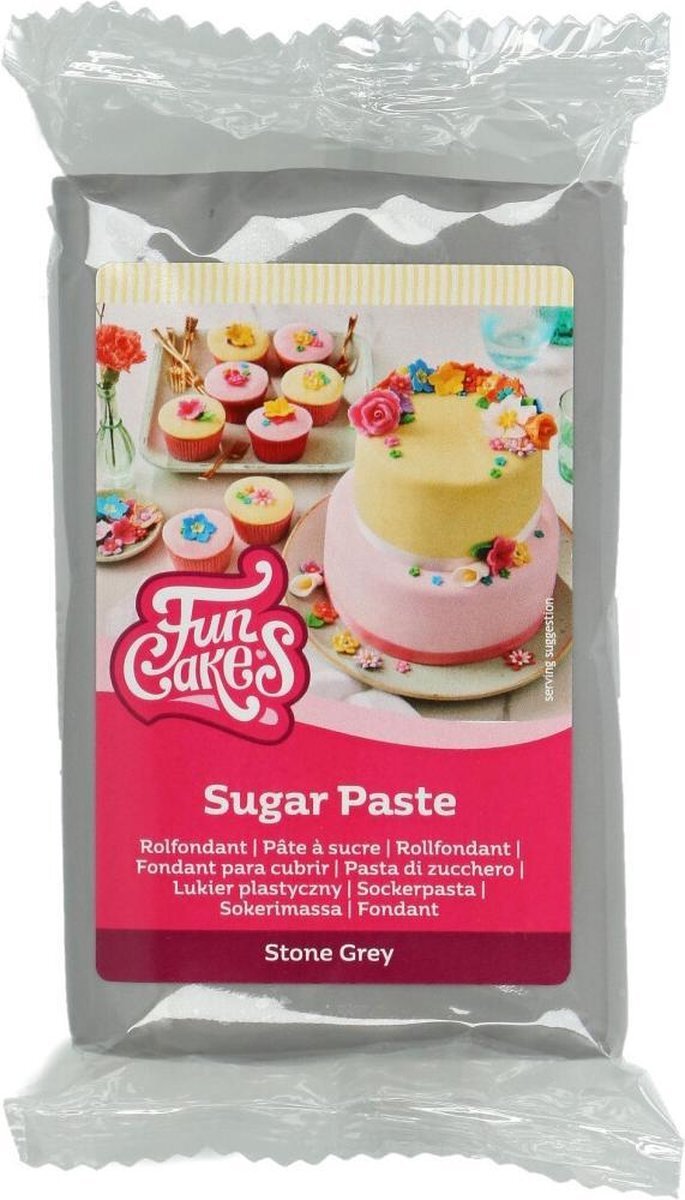 FunCakes Rolfondant Grijs - 250g