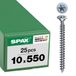SPAX Houtconstructieschroef, 10 x 550 mm, 25 stuks, Voldraad, Verzonken kop, T-STAR plus T50, CUT-punt, WIROX - 1201011005505