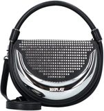 Replay Handtas Leer 21 cm - Dames - black