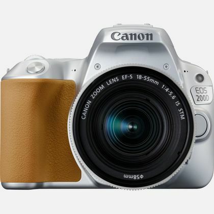 Canon EOS 200D + 18-55 IS STM SLR camerakit 24,2 MP CMOS 6000 x 4000 Pixels Zilver