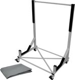 ECD Germany Hardtop standaard met 4 vergrendelbare zilverstalen wielen en hardtop cover