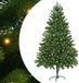 vidaXL Kerstboom met 300 LED met standaard Groen 180 cm PE
