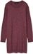 Vero Moda Gebreide jurk VMDOFFY L met lange mouwen en ronde hals in Windsor Wine