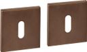 Intersteel Sleutelrozetten verdekt 53x53x6mm PVD brons