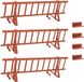 Syfax Dak sneeuwbeugel Rood 300 x 29,5 x 34,5 cm Staal