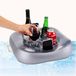 Boîte de boisson gonflable - Piscine - 4 porte-gobelets - PVC - Flottant