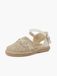 Pisamonas Sandalen donkerbeige