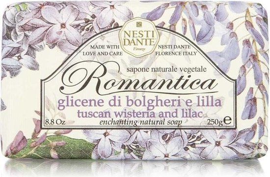Nesti Dante Romantica Tuscan Wisteria & Liliac Zeep - 250g