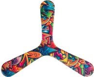 Wallaby Linkshandige boemerang Wallaby Boomerang Urban WB006 Regenboog 24 cm