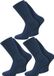 normani 3 paar gezondheidssokken met comfortabele boord marineblauw katoen/polyamide/elastaan maat 43-46 unisex