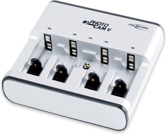 Ansmann PhotoCam V Batterijlader - Zilver
