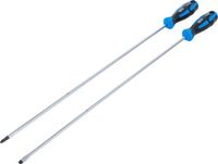 BGS Schroevendraaierset - extra lang - sleuf, kruiskop PH - 2 delig