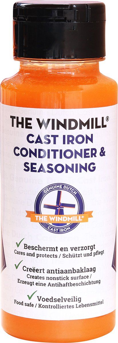 The Windmill Conditioner for Cast Iron - Orange