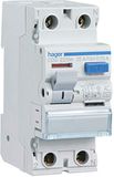 Hager CFA240M differentiële schakelaar type A, 2P, 40A, 300mA