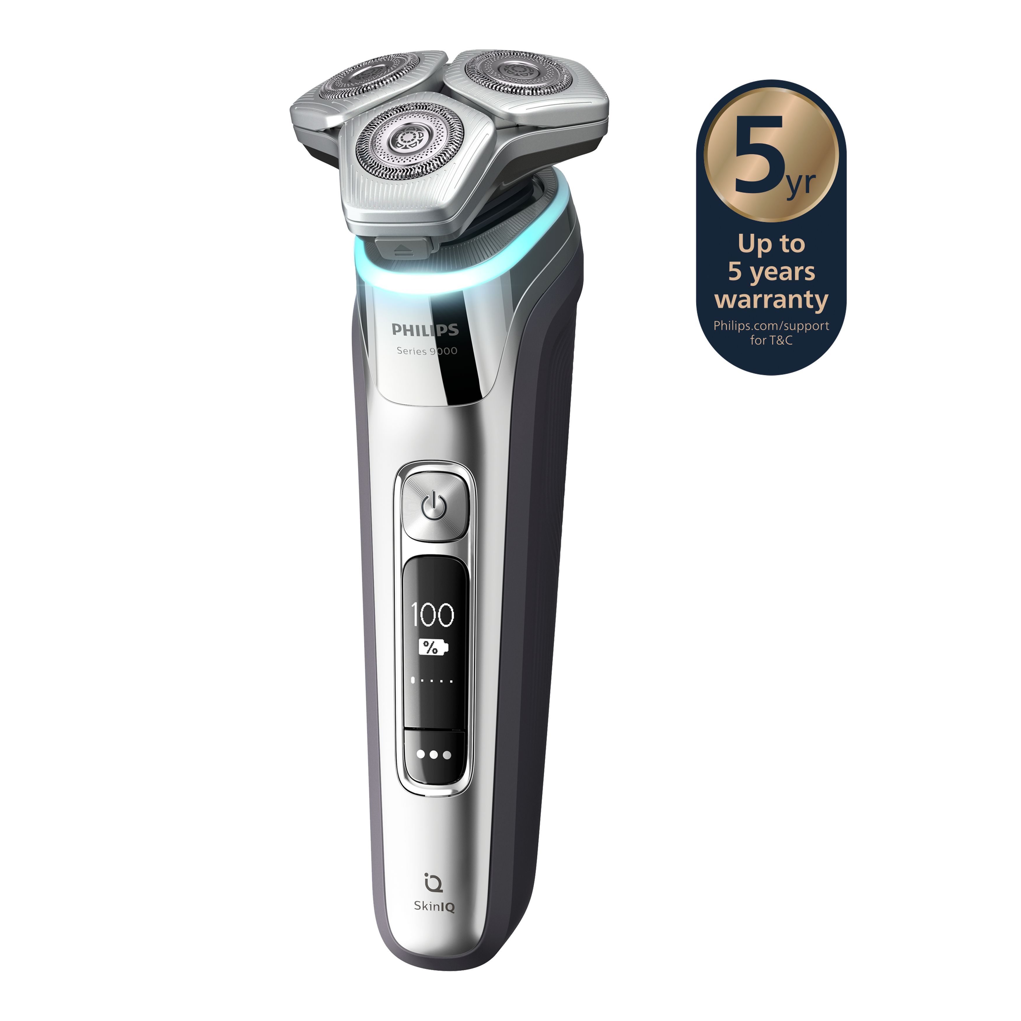 Philips SHAVER Series 9000 S9975/35 SkinIQ Elektrisch Scheerapparaat - Zilver