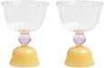 &Klevering Verres à eau Tulip Caramel (set de 2)