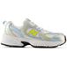 New Balance Grade Girls 530 Lace Light Silver Metallic Taille: 37