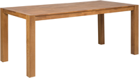 Beliani Eettafel hout lichtbruin 180 x 85 cm NATURA