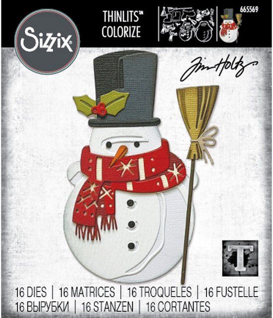 Sizzix Thinlits die set Winston