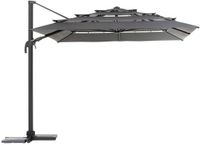 Hespéride Rechthoekige zweefparasol MELHIA 400x300 cm Antraciet