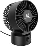 Northwall Mini USB Ventilator - Tafelventilator Zwart - Stil - Retro - 2 Snelheden