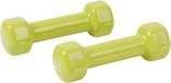 Hudora set de poids en vinyle 2 x 1 kg, poids d'entraînement, vert; 76745