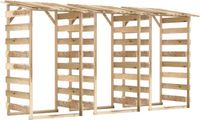 vidaXL Pergola's met dak, 3 stuks, 100x90x200 cm, van geïmpregneerd grenenhout