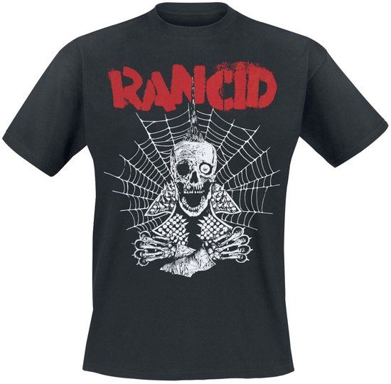Rancid Spiderweb Heren T-shirt - Zwart - XL