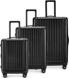 Epic Atlas 4 wielen Kofferset 3-delig - Harde bagage - TSA slot - jet black