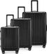 Epic Atlas 4 wielen Kofferset 3-delig - Harde bagage - TSA slot - jet black
