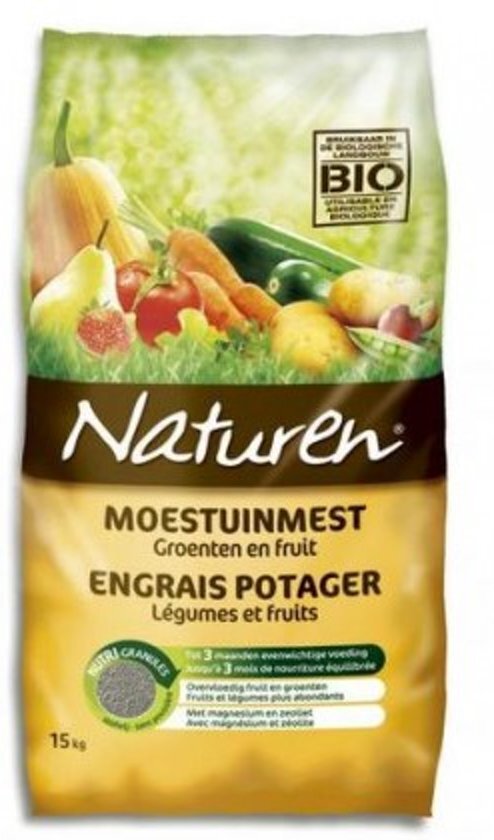 Naturen Moestuinmeststof 15kg