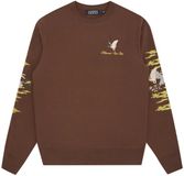 Billionaire Boys Club Sweatshirt Canard Brodé Marron Coton Taille L