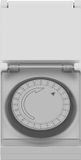 Calex Tijdschakelaar Wandcontactdoos Analoge Schakelklok Spatwaterdicht IP44 Wit