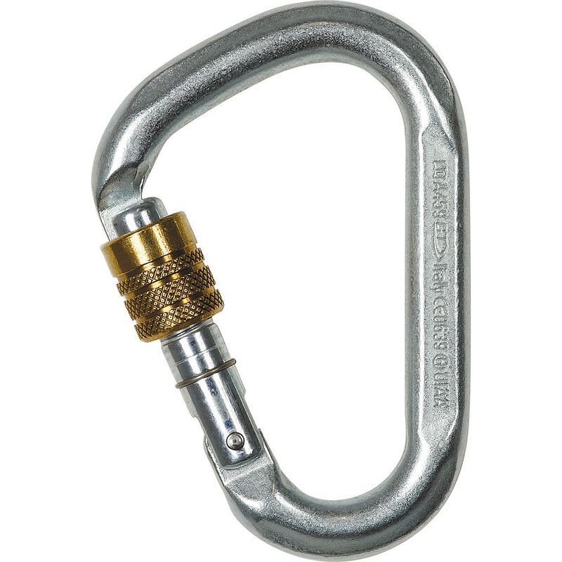 Climbing Technology Snappy Steel SG karabiner, zinc plated steel 2020
