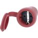 as - Schwabe Veiligheidscontactkoppeling rood - voor leidingen tot max. 2,5 mm² - rubberen koppeling geschikt voor buiten - 230V / 16A - IP44, 62291