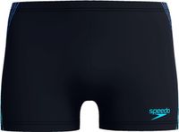 Speedo Tech Panel Aquashort Heren Sportzwembroek - Zwart/Blauw