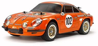 tamiya 58708 1:10 RC Renault Alpine A110 Jägerm. M-06 - op afstand bestuurde auto, RC voertuig, modelbouw, bouwpakket voor montage, hobby, knutselen, meerkleurig