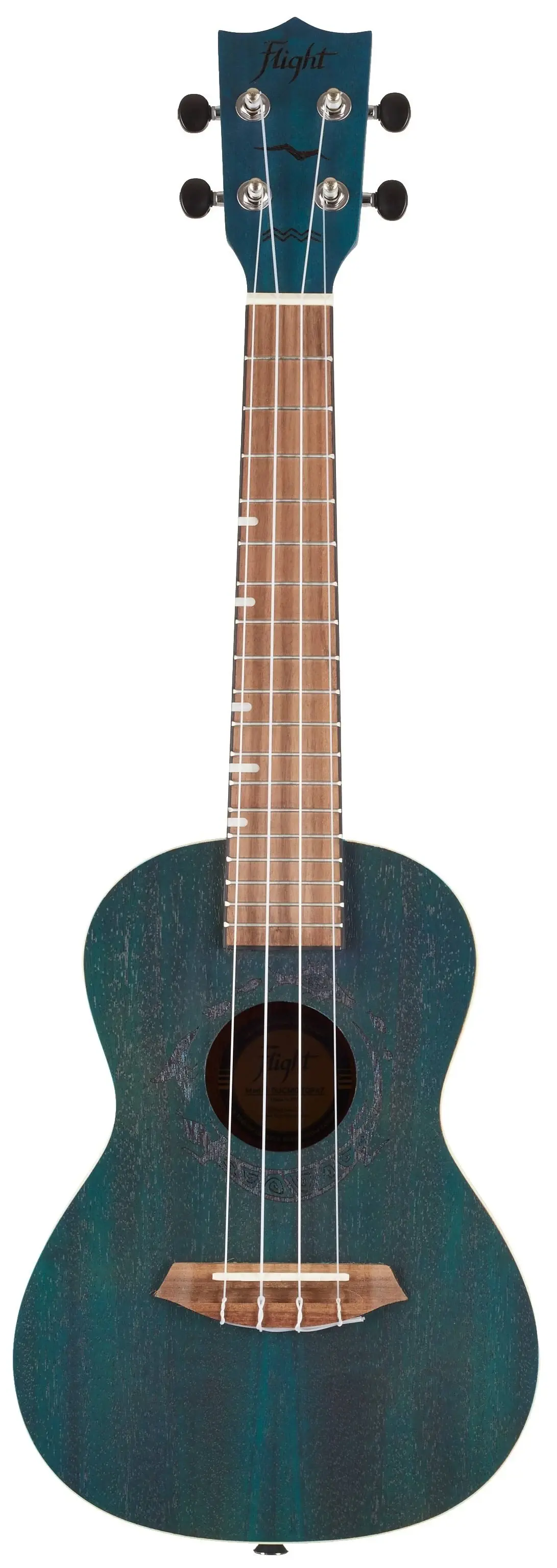 Flight Gemstone Series DUC380 Topaz Concert Ukelele met gigbag