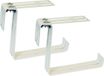 Geli Support de balcon - 6x - pour garde-corps jusqu'à 14 cm - blanc