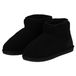 Apollo teddy sloffen - dames - zwart - teddystof - pantoffels - hoog 39-40
