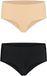 Bye Bra 2-pack katoenen hoge slip XXL