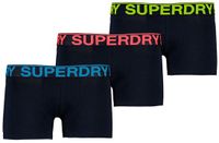 Superdry BOXER TRIPLE PACK Heren Onderbroek - Raven Black Marl