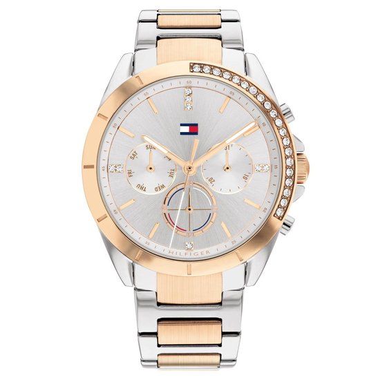 Tommy Hilfiger TH1782387 Dames Horloge Rosékleurig Staal Analoog Quartz