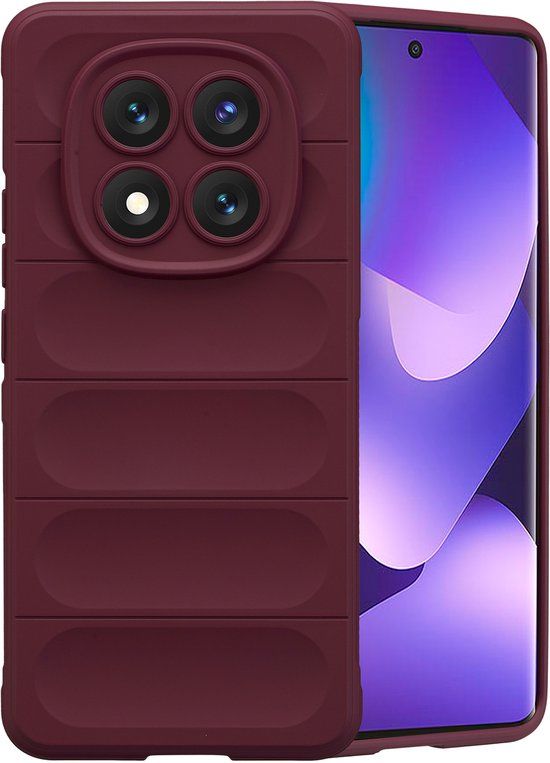 imoshion EasyGrip Backcover - Geschikt voor Xiaomi Redmi Note 15 (5G) - Aubergine