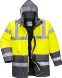 Portwest hi-vis contrast werkkleding verkeersjas jas Geel S466 MAAT XS