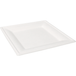 Depa Bord | vierkant | 1-vaks | bagasse (suikerrietpulp) | 20x20cm | wit | 500 stuks