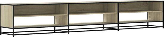 vidaXL Tv-meubel 270x40x46 cm bewerkt hout sonoma eikenkleurig