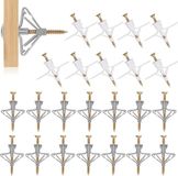 OEM 100 Pieces Drywall Plugs with Screws - Expansion Anchors for Plasterboard